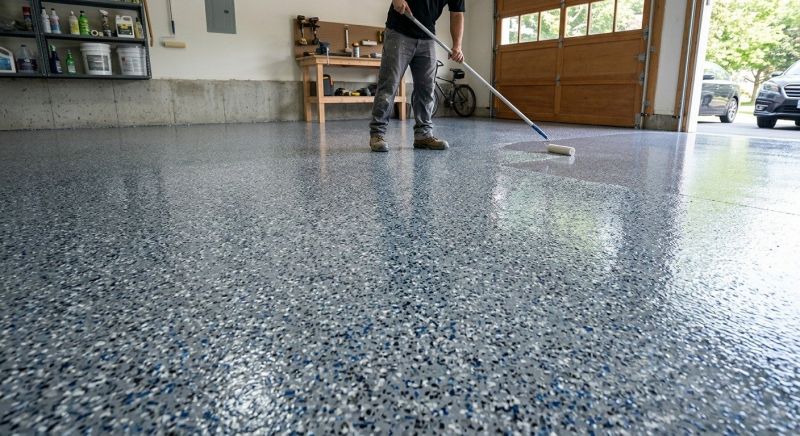 Basement Floor Epoxy Service in Greensboro, NC