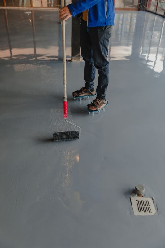 Epoxy Garage Flooring Installation in Fairfax, VA