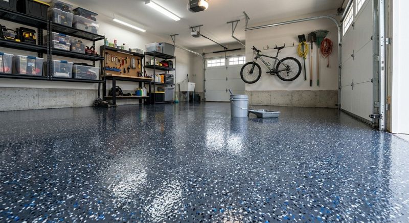 Garage Floor Epoxy Installation in Greensboro, NC