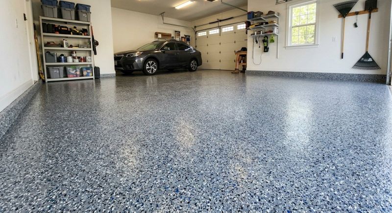 Garage Floor Epoxy Installation in Greenville, SC