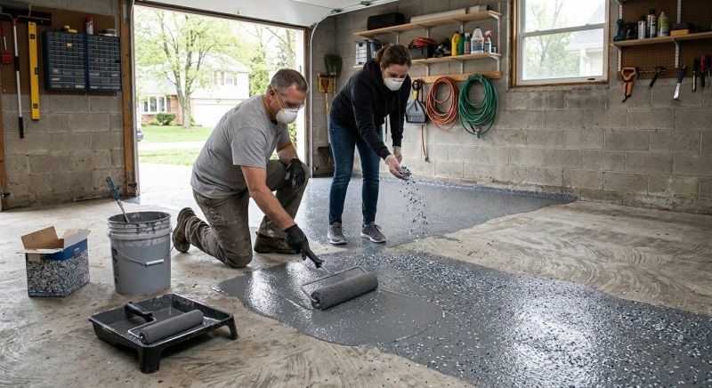 Garage Floor Renovation in Frederick, MD