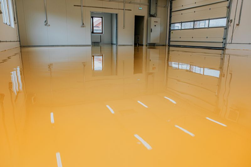 Epoxy coatings offer an attractive, glossy finish that enhances the overall look of the floor!